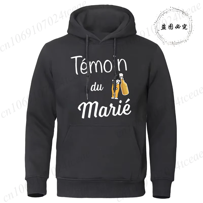 

Мужская толстовка с капюшоном Équipe Du Marié, повседневная уличная одежда, пуловер с капюшоном, модная осенне-зимняя теплая толстовка для мужчин