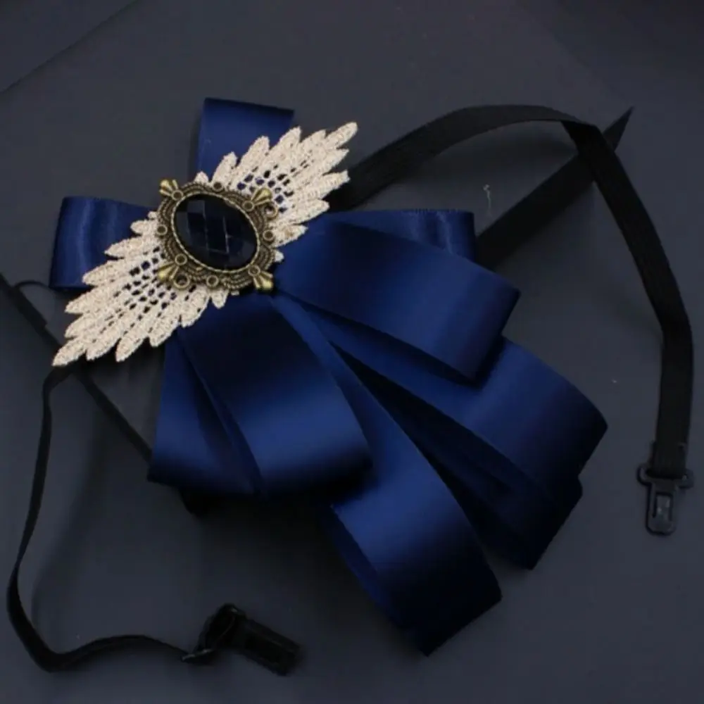 أزياء الرجال فو حجر البدلة التلبيب الزهور سبائك البوليستر ربطة القوس فيونكة ربطة العنق الرقبة الديكور العريس البدلة الرسمية #4