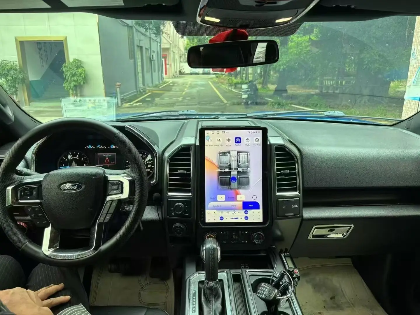 نمط أندرويد 14 السيارات Carplay 14.5 "مشغل وسائط متعددة لفورد F-150 2015-2021 F150 راديو السيارة لتحديد المواقع والملاحة رئيس وحدة DSP