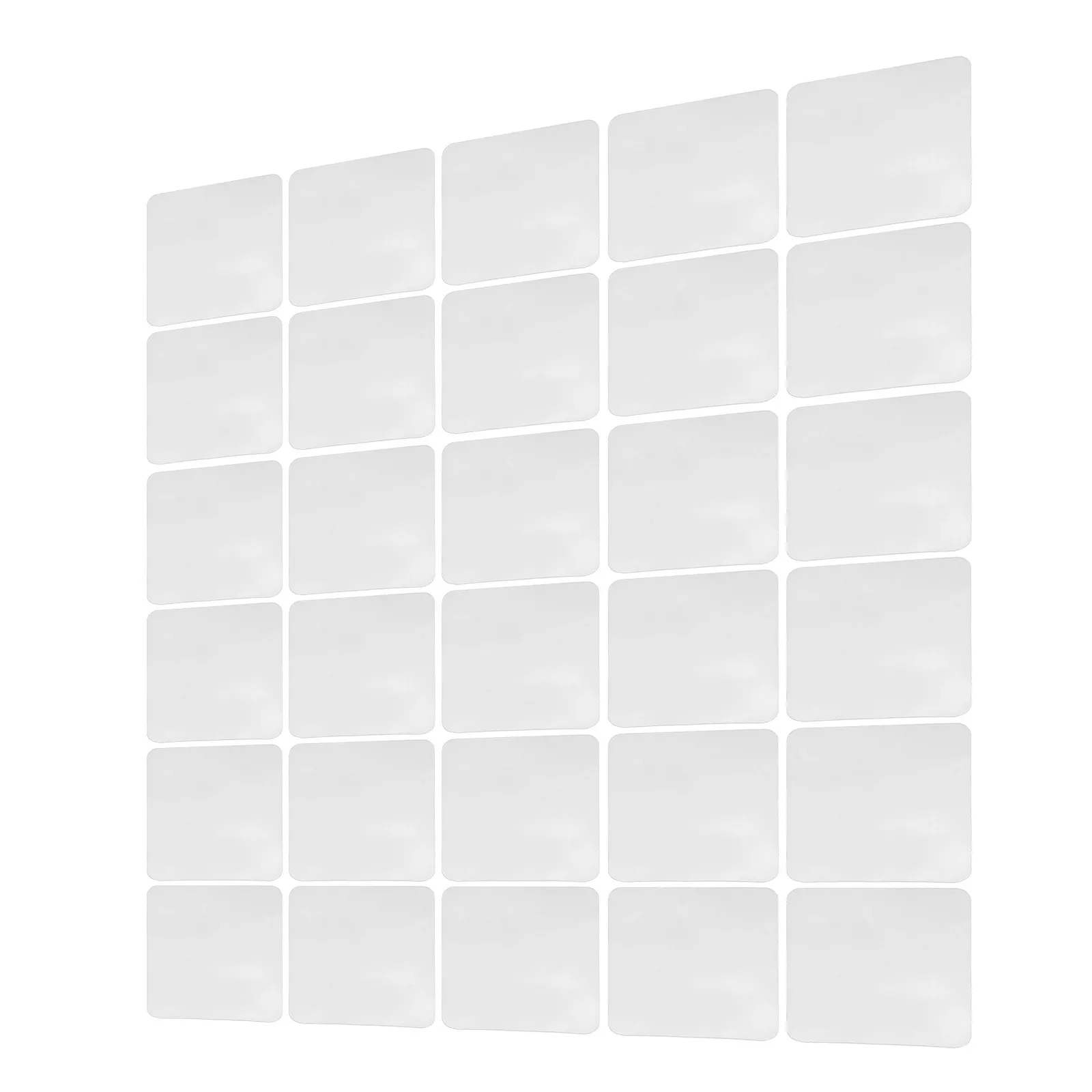 30Pcs Clear Double Sided Tape For Craft Projects Christmas Wall Decor Adhesive Squares Ultra Thin No Trace Removable
