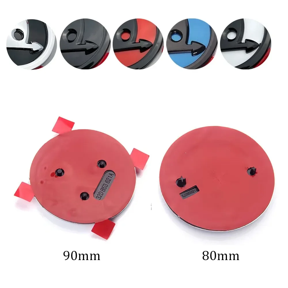 

10 шт. 80 мм 90 мм 3D Автомобильная эмблема значок на капот передний задний багажник логотип для 1 2 Octavia a7 RS Superb Rapid Yeti Karoq Vision