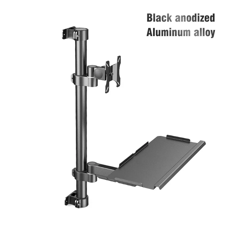 Portable stand arm and laptop