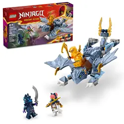 LEGO NINJAGO Young Dragon Riyu Playset with 3 Ninja Minifigures for Kids Buildable Ninja Toy Model Adventure Set 71810