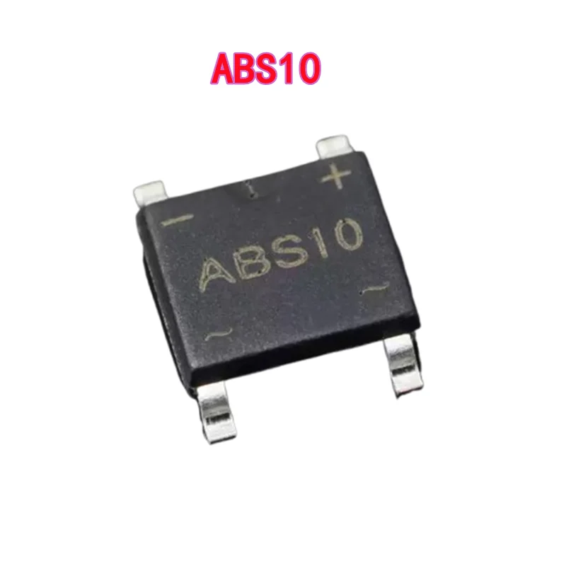 10pcs ABS10 SOP-4 SMD Rectifier bridge pile IC Rectifier Bridge Stack 1A/1000V SOP4  Diode Bridge Rectifier