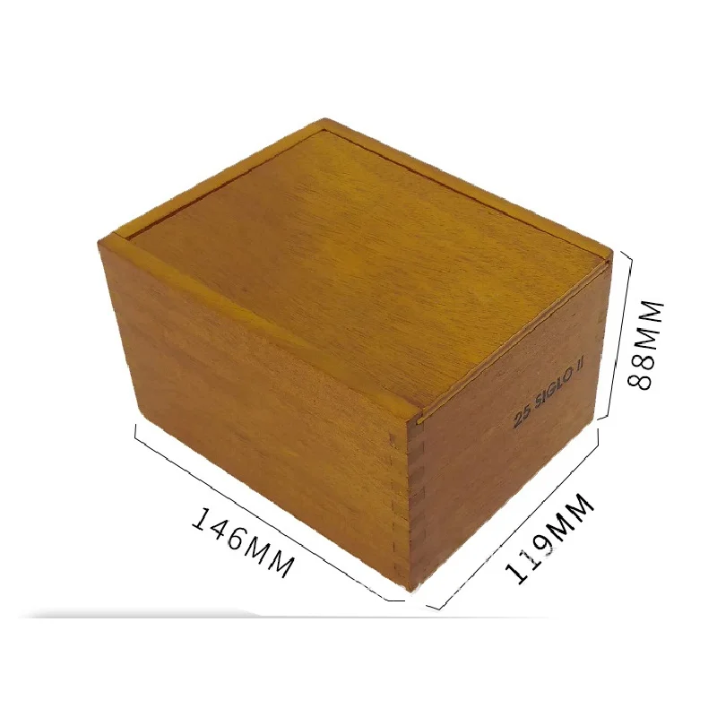 Premium Wooden Box for Cigar Cigarette, Tobacco Case, Humidor Container, Custom Logo and Color, 25 SIGLO II