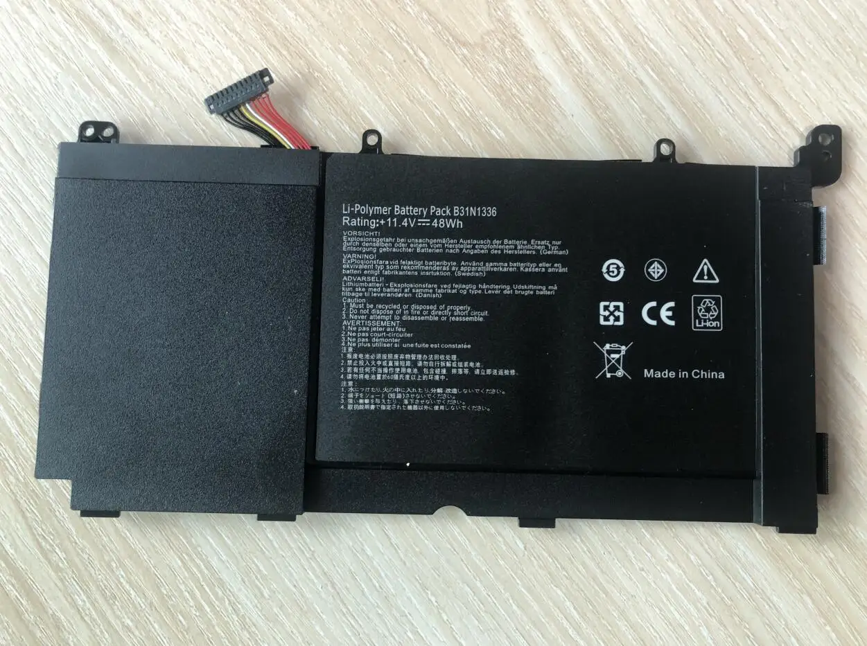 Imagem -05 - Bateria do Portátil Asus Vivobook A551l S551 S551l S551l S551ln R533l K551ln Série K551l A42-s551 B31n1336 11.4v 48wh