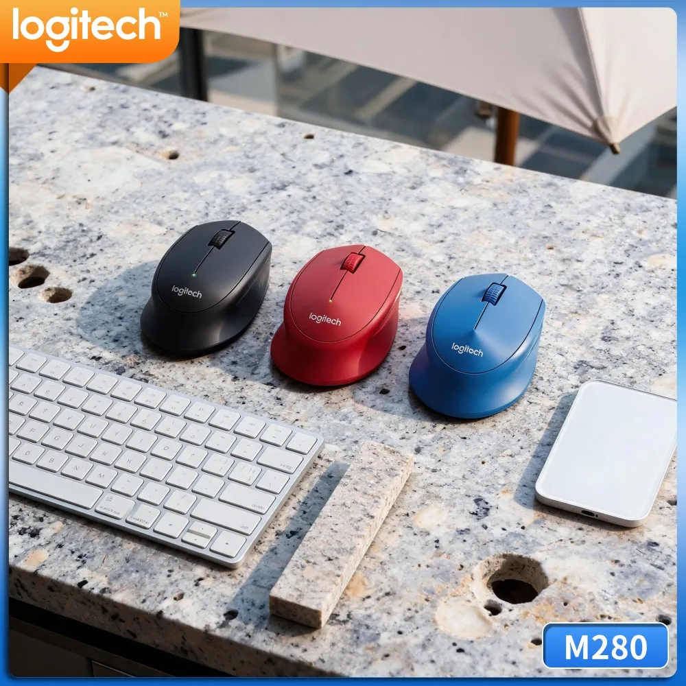 Pc Accessory Wireless Mouse M280 2.4G Plug And Play Stable Connection For Desktop Notebook Home Office Daily Computer Tasks