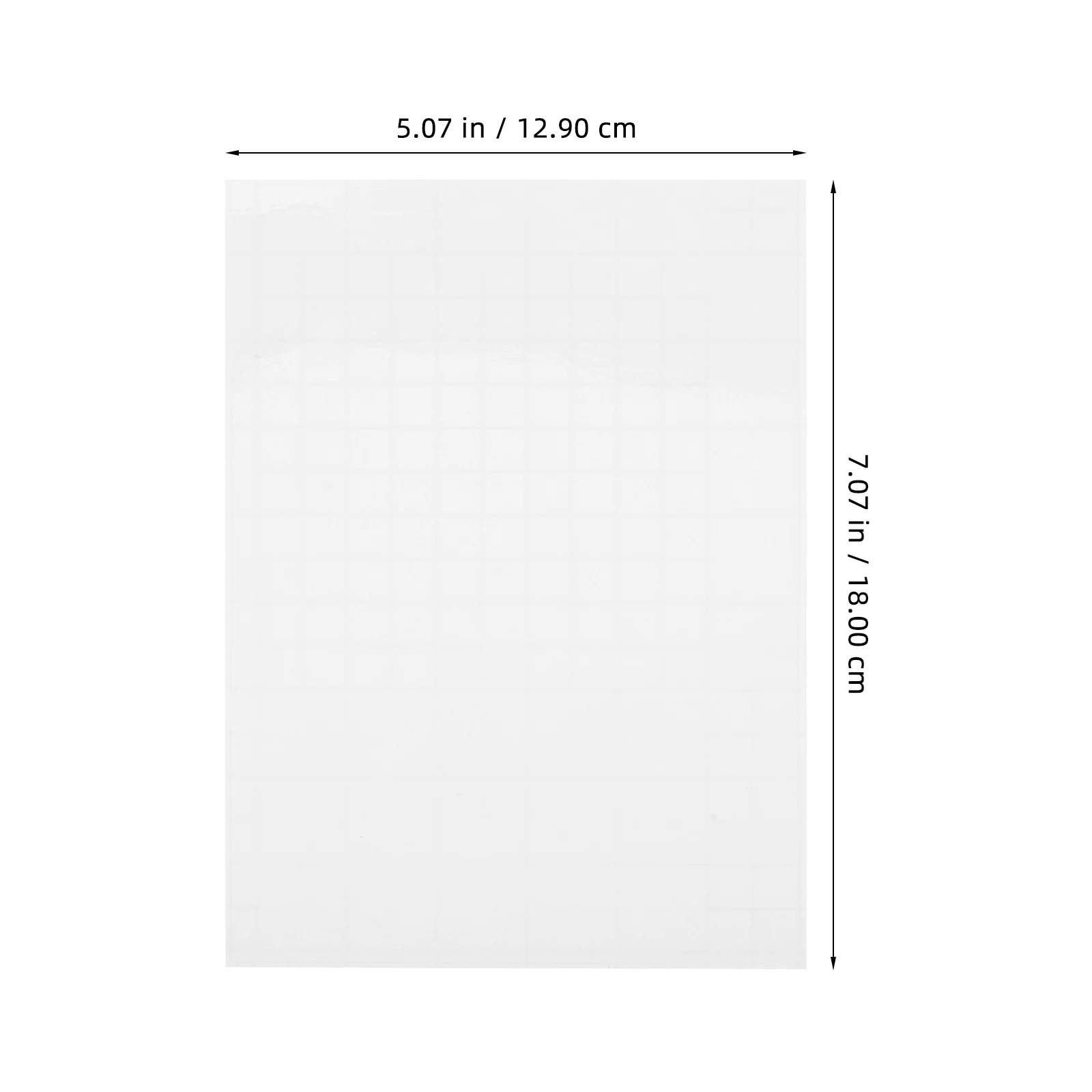 

100 Sheets PVC Self adhesive Laminating Film 5x7 Inches Photo Protection Transparent Bookmark Layering Sheets Sticker