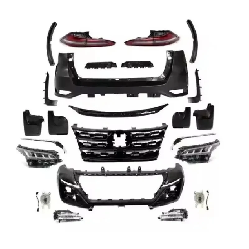 

Bestseller 2015 for Fortuner Upgrade for 2021 Fortuner Low Type Front Bumper Grille Body Parts