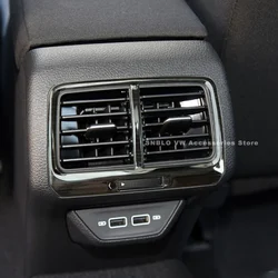 Car Rear Air Conditioning Vent Outlet Panel Frame Cover Trim Decorative Sticker For VW Golf 7 7.5 MK7Accessories 2014-2019