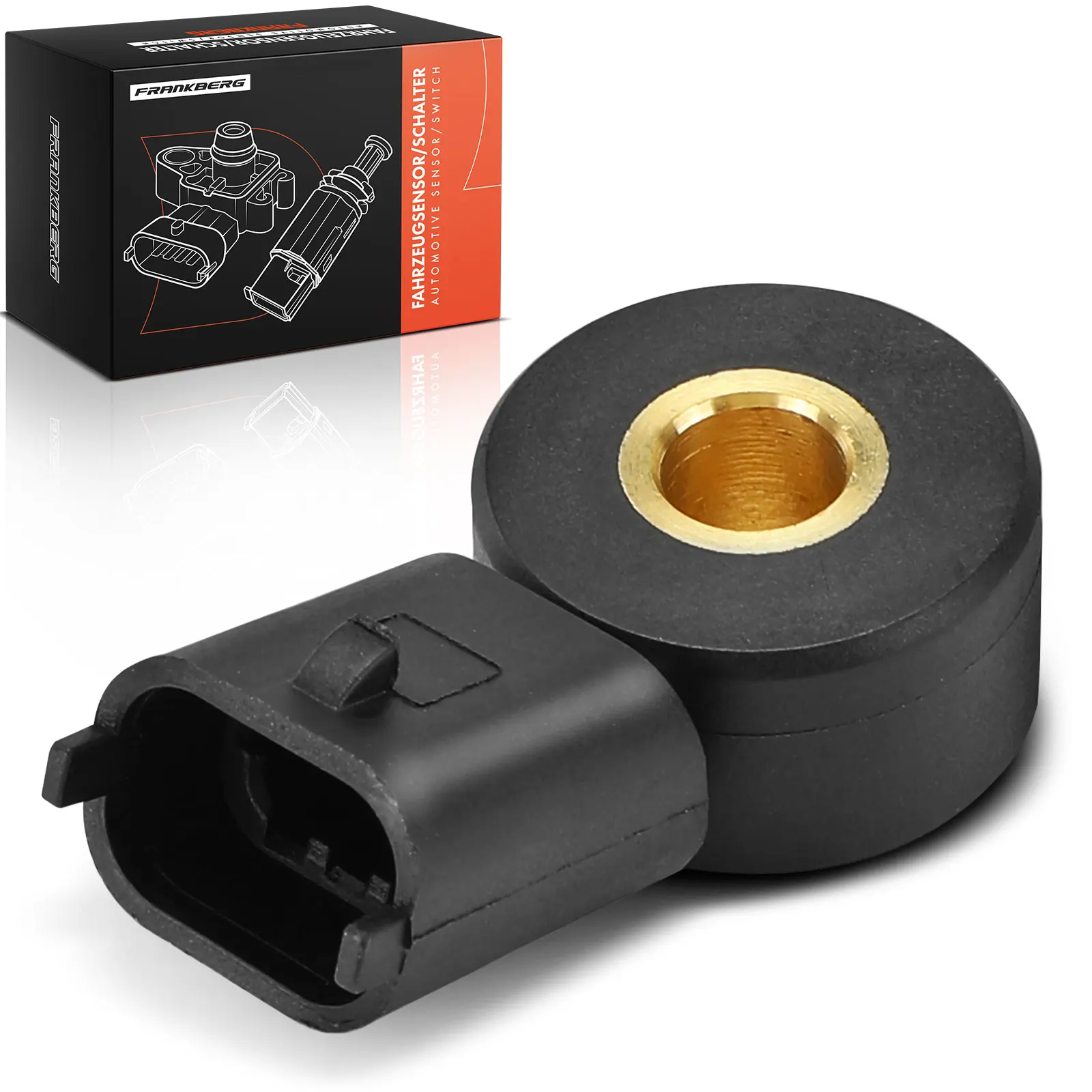 Frankberg 1x Klopfsensor Klopfgeber für Chevrolet Cruze Trax Buick Encore Cadillac ELR KNK322 55563372 ID0049 5S12504 KS394