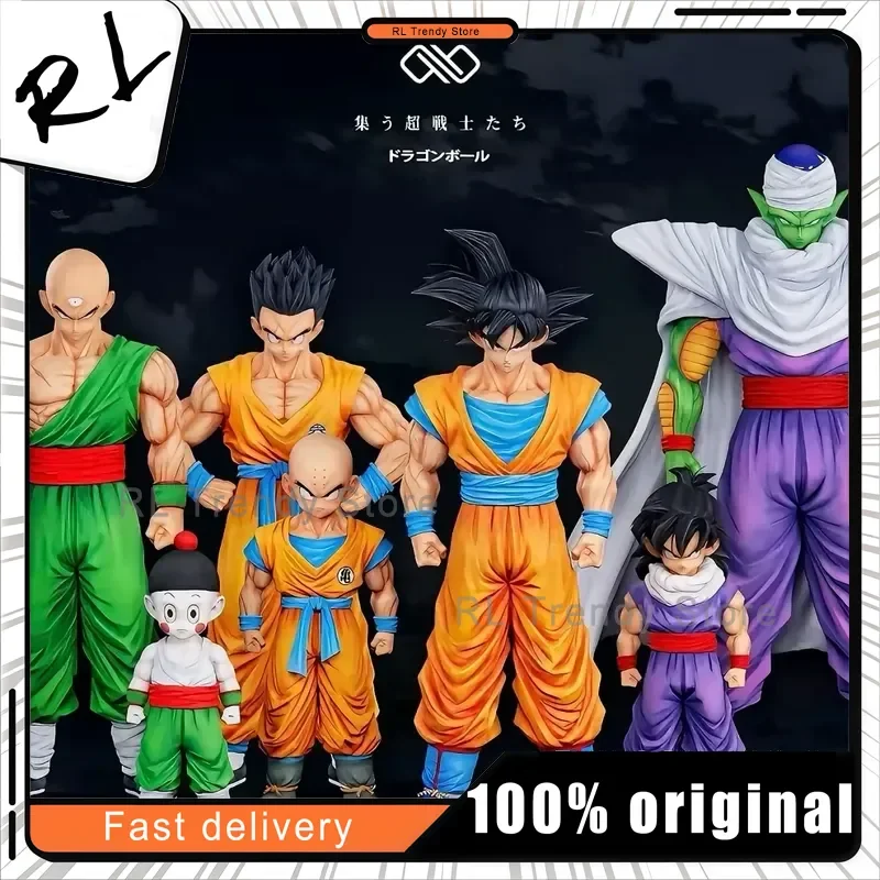 Ensemble de guerriers Dragon Ball Z Infinite Z, 9 pièces, figurines GK Goku Gohan végéta Piccolo Torankusu, jouet tendance, modèle de Statue, décoration cadeau