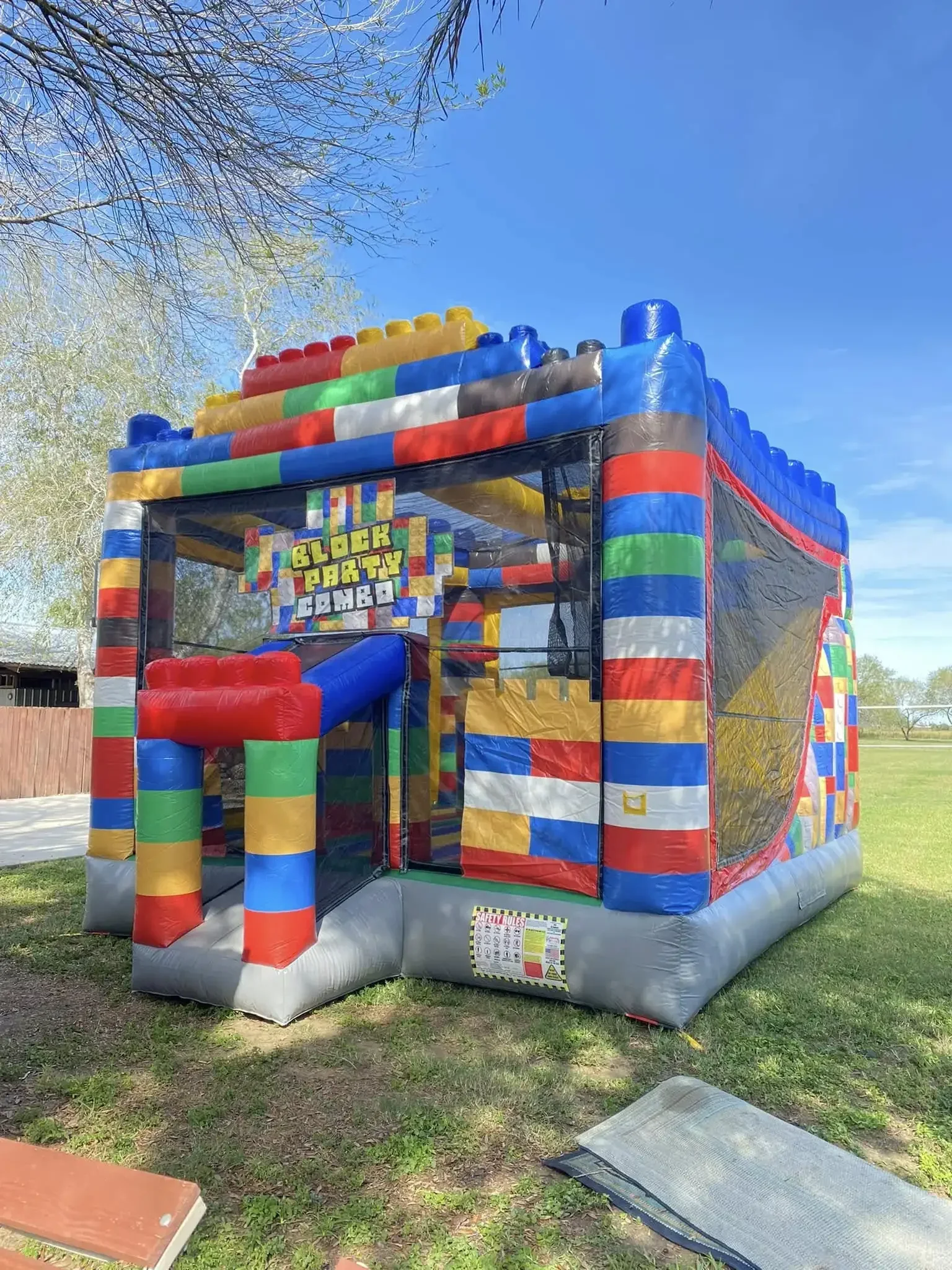 Slide Combination Bounce House Inflatable Jumping Castle for Kids Party Outdoor Fun