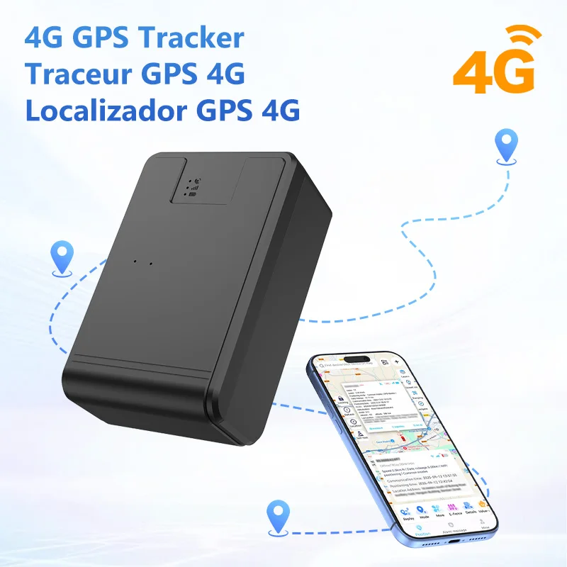 4G GPS Tracking Device 10000/20000mAh GPS Tracker for Car Motorcycle Vehicle GPS Locator Car Anti-Theft Long Standby Free APP