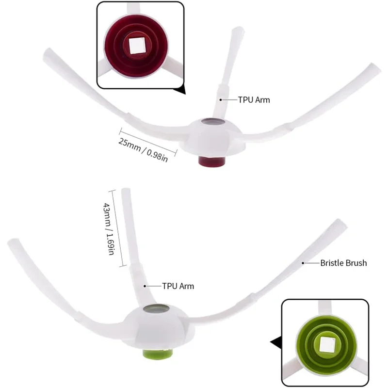 AT28-para Ecovacs Deebot T20 Omni Robot accesorios de aspiradora Cepillo Lateral principal filtro Hepa paño de mopa bolsas de polvo