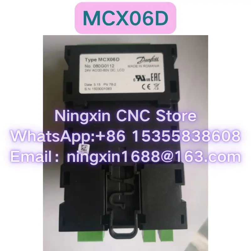 Used DMCX06D 080G0112 multifunctional controller, power supply: 24VAC or 20-60VDC Functional test OK Fast delivery