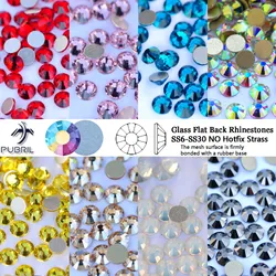 Nowy K9 szkło okrągły diament kamień 4/5/6/7/8/10mm stożek wskazał kryształ Pointback Nail Art dżetów DIY two...