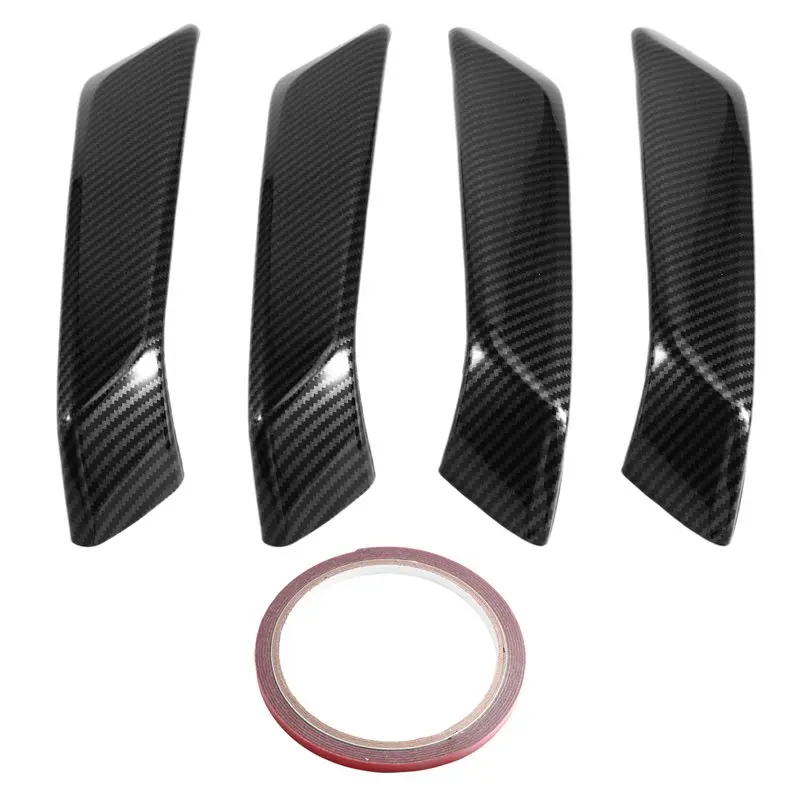 

ABTD-Car Interior Door Handle Decoration Trim 4Pcs/Lot Carbon Fiber Pattern For BMW Q5 2018-2021