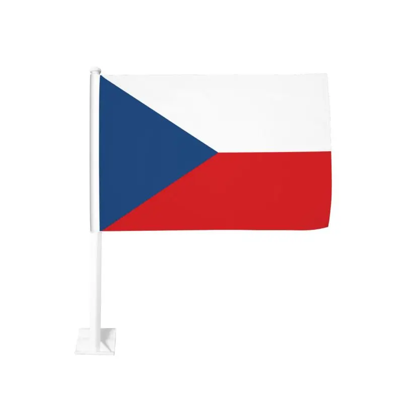 12x18 بوصة تشيكوسلوفاكيا CZE علم تشيك 30x45 سنتيمتر أعلام السيارات #4