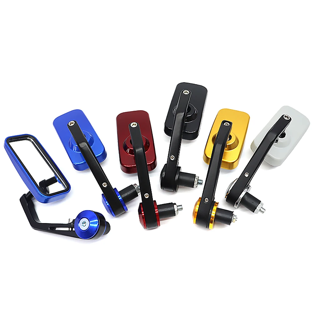 

Motorcycle 22mm Handlebar End Mirror 7/8" Rearview Mirror Universal For Honda Shadow Kawasaki Suzuki GSR 600 GSXR 750