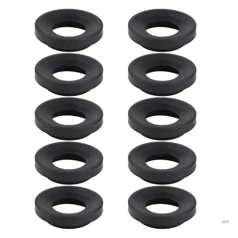 10Pcs Toilet Siphon Pipes Gasket Replacement Plumbing Rubber Seal Washers