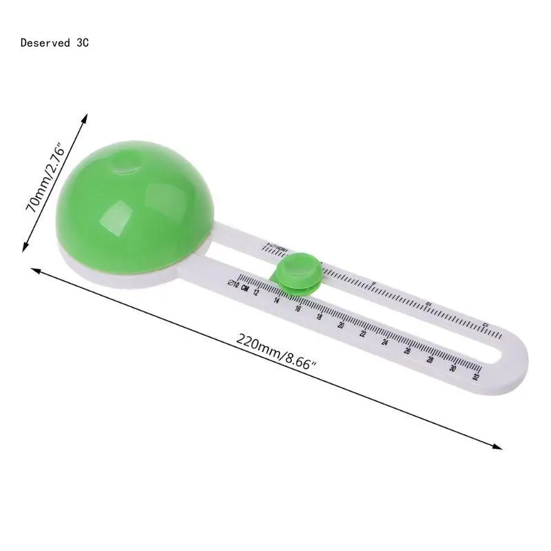 Simple Plastic Round Cutting Knife Model Circle Circular Cutter for Pape