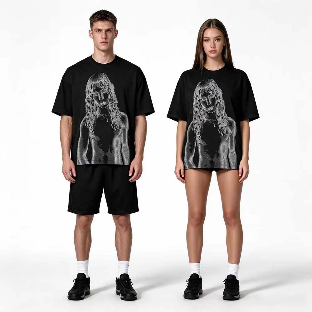 2hollis Halftone Photo T-Shirt Summer Short Sleeve O-neck Tees Women Men Clothes Tshirts 3D Full Print Graphic Design Top Shirt