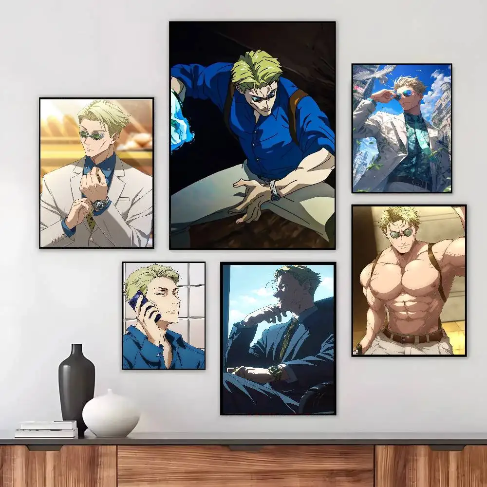 Nanami Kento Animation Jujutsu Kaisen Art Sticky Wall Waterproof Home Living Room Bedroom Bar Aesthetic Decoration