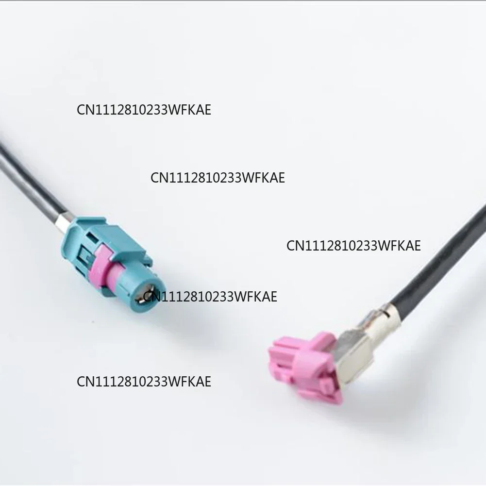 Console Retrofit for BMW NBT CIC LVDS Video USB Cable 80cm 4-Core Shielded High-Speed Data Transfer Anti-Interference Black ABS