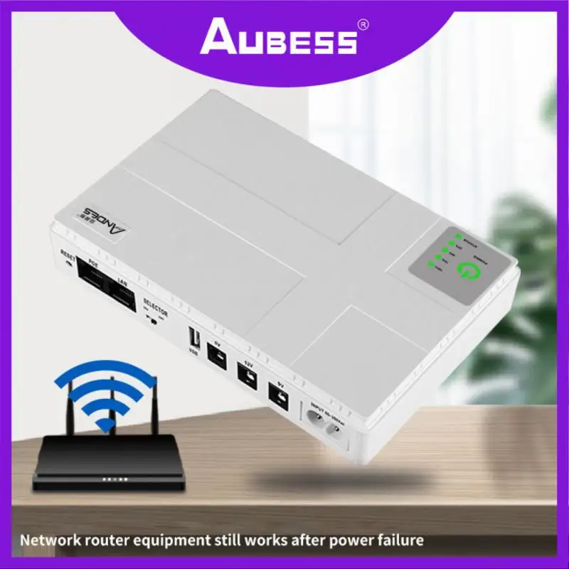 

For Wifi Router Uninterruptible Short Circuit Protection Security Standby Backup Over-discharge 5v-24v Large Capacity Ups Router