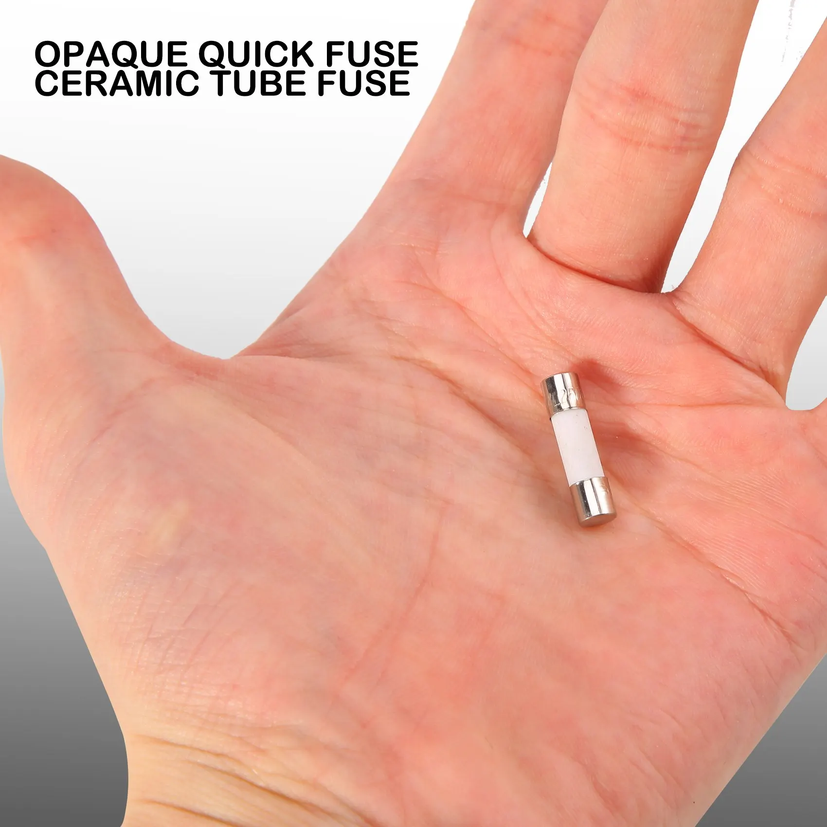 クイックブローセラミックフューズチューブ,250v,0.5a,500ma,5mm x 20mm, 10個