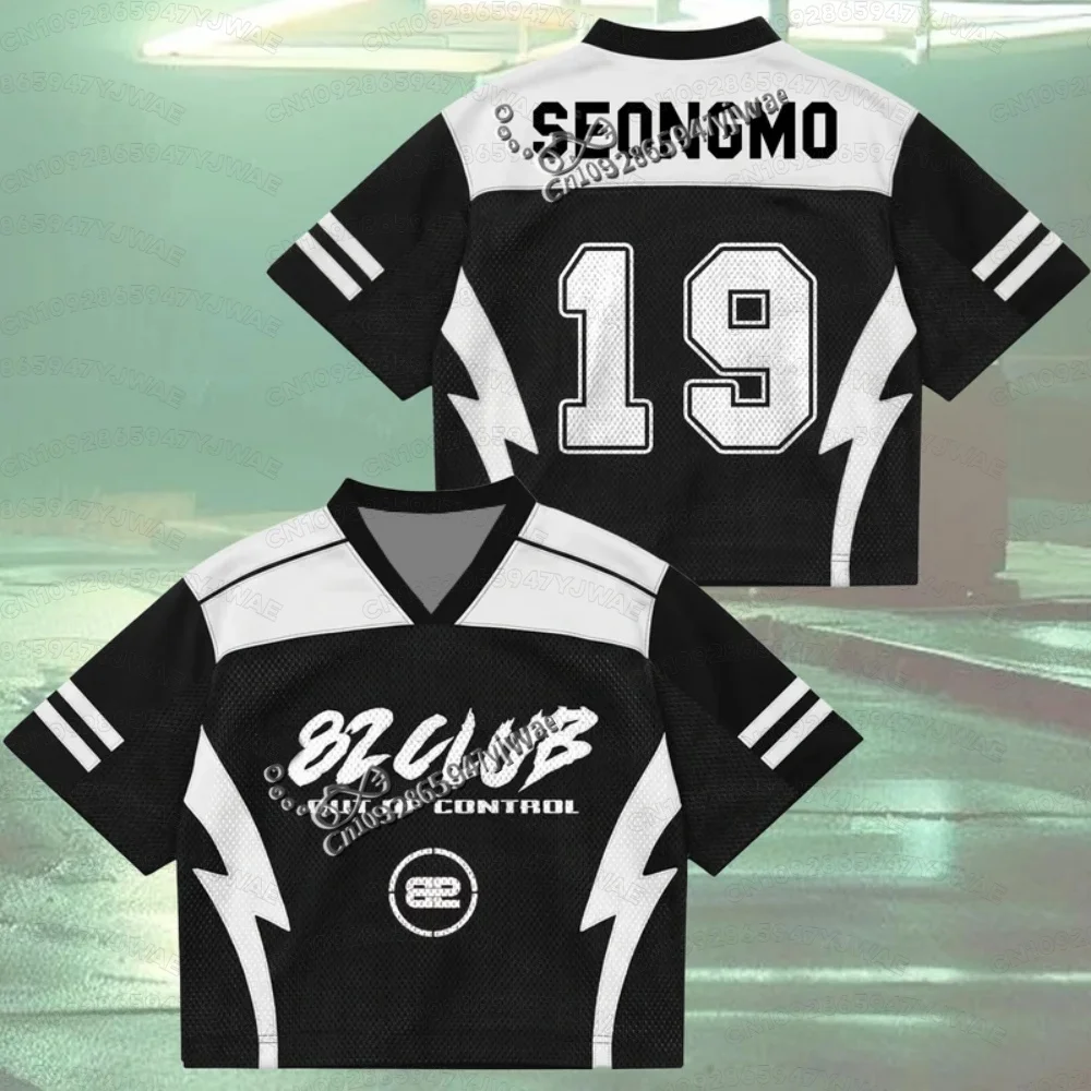 26 Men Women Dynamic 82MAJOR US Tour 82CLUB Out Of Control Mixed Mesh Jersey For 82DE SEONGMO FANS Beach T-Shirt