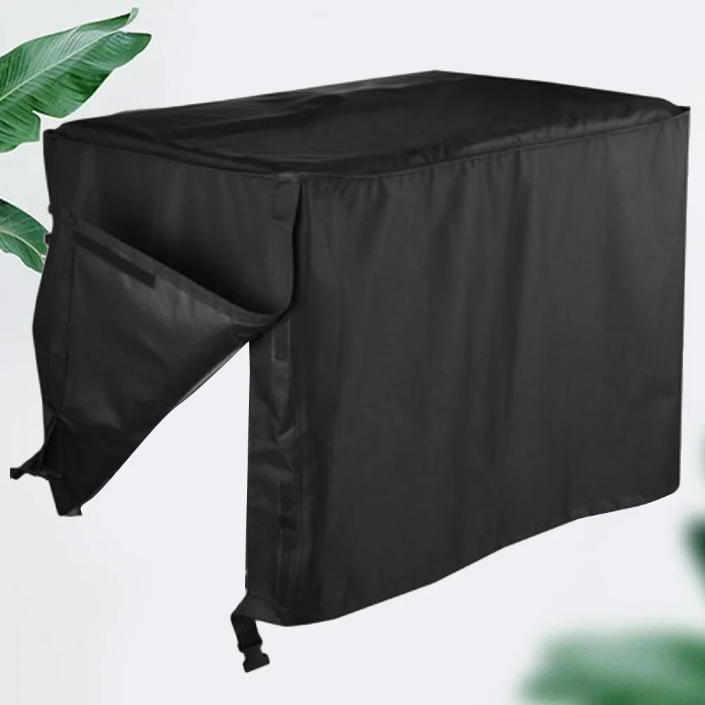 

1pc Waterproof Generator Cover Universal Rectangular Protective Cover For Outdoor Garden Yard 96X76X71Cm Black