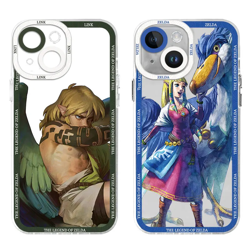 Phone Case for Apple iPhone 14 Pro 13 16 Pro Max 12 Mini SE 11 XR 15 16 Plus X XS Cover Fashion Game The Legend of Zeldas