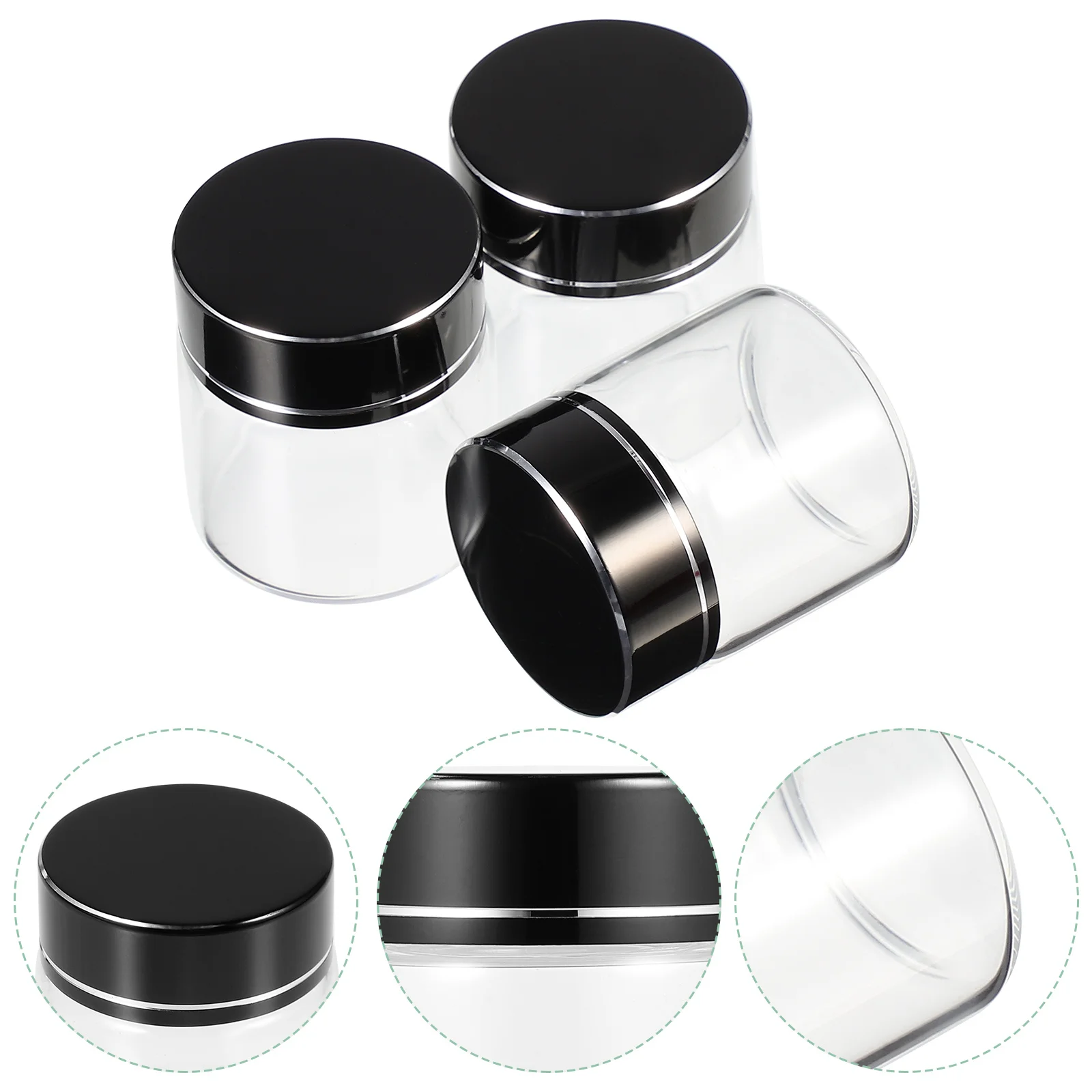 

20Pcs Clear Glass Bottles Premium Airtight Storage Containers with Screw Lids for Candy Honey Tea Spices Snacks Oatmeal Nuts