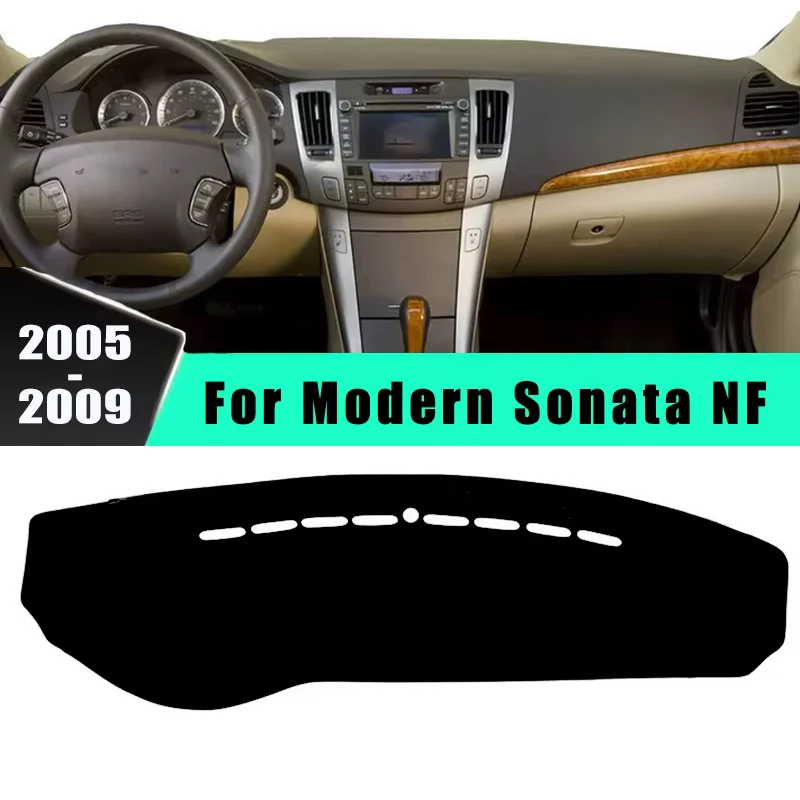 

Car Dashboard Cover Sun Shade Mats Avoid Light Pads Instrument Panel Protective For Modern Sonata NF 2005-2009 Model