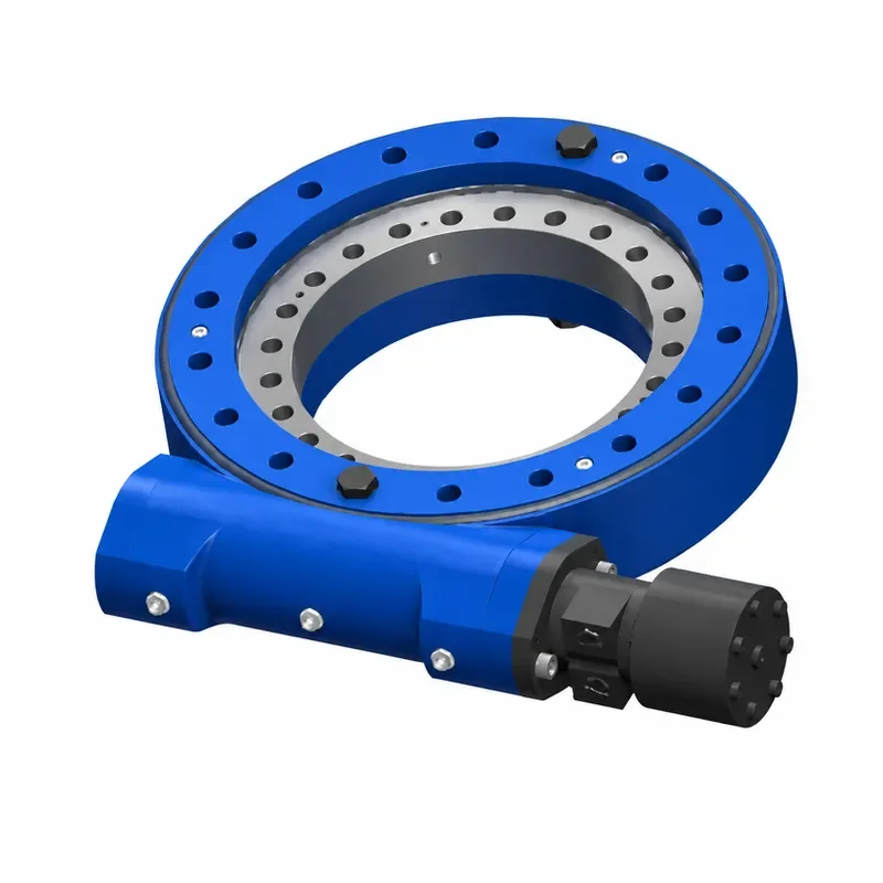 Slewing Bearing Turntable For Engineering Machinery Welding Equipment Worm Gear Drive Industrial Rotation Support