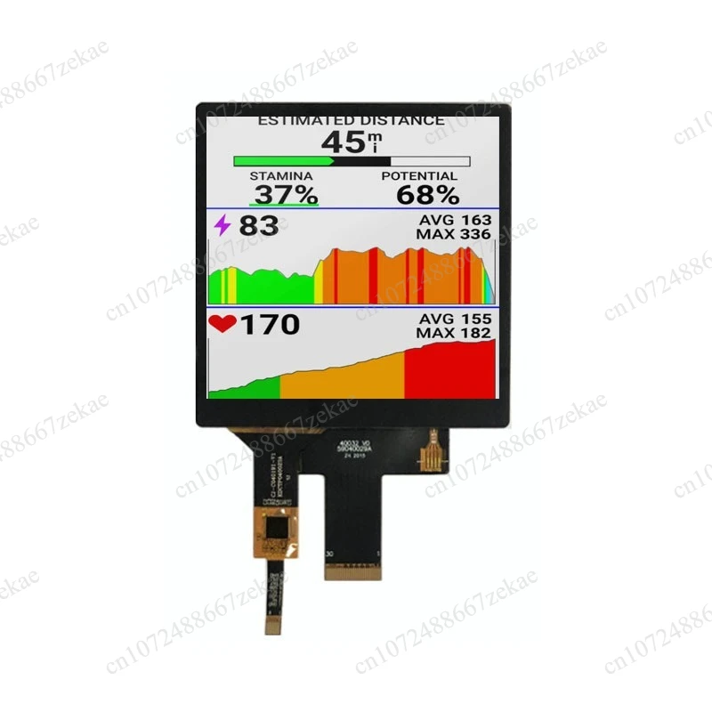 650 high brightness square IPS LCD module 4 inch 720 × 720 MIPI touch industrial control screen
