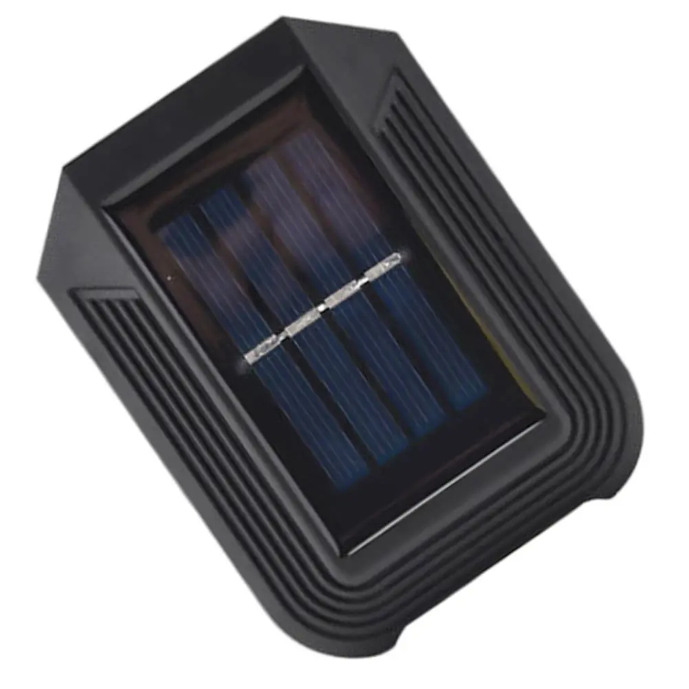 

Solar Powered LED Lamp Waterproof Wall Light Outdoor Garden Yard Decor Fine Workmanship Solar Panel Plastic Material