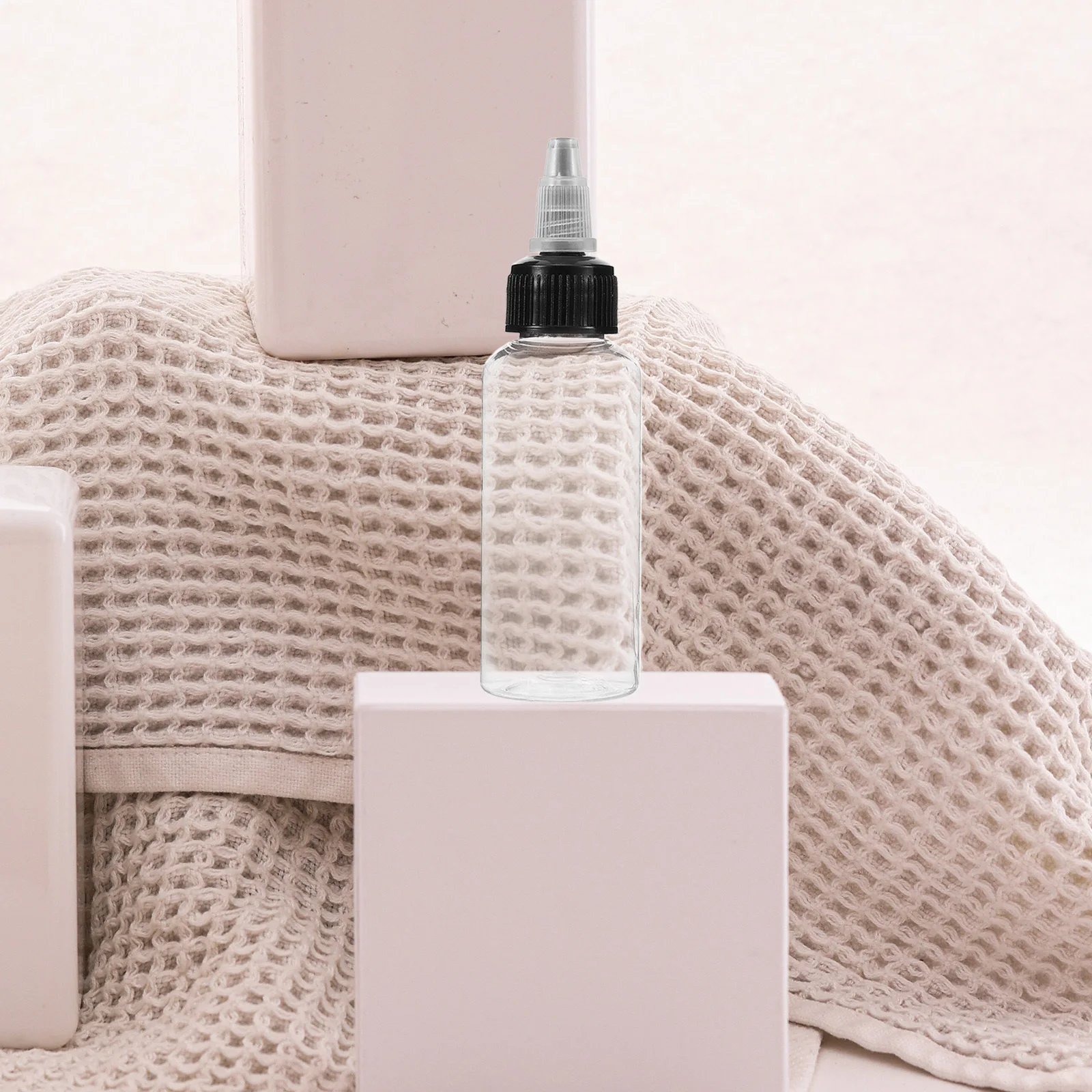 

10pcs Measured Empty Paint Bottles Clear Plastic Portable Dispensing Containers For Art Painting Airbrush Ink Pigment Storage