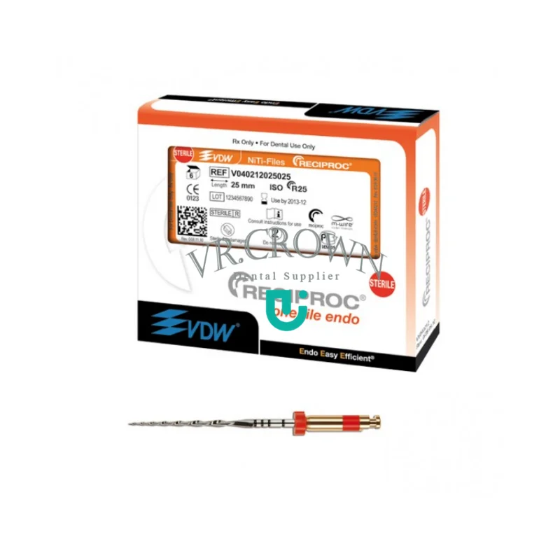One File Endo Files VDW RECIPROC Dental Single Files One File Reciproc Family Endodontic Reciprocating Files VDW ONE-FILE