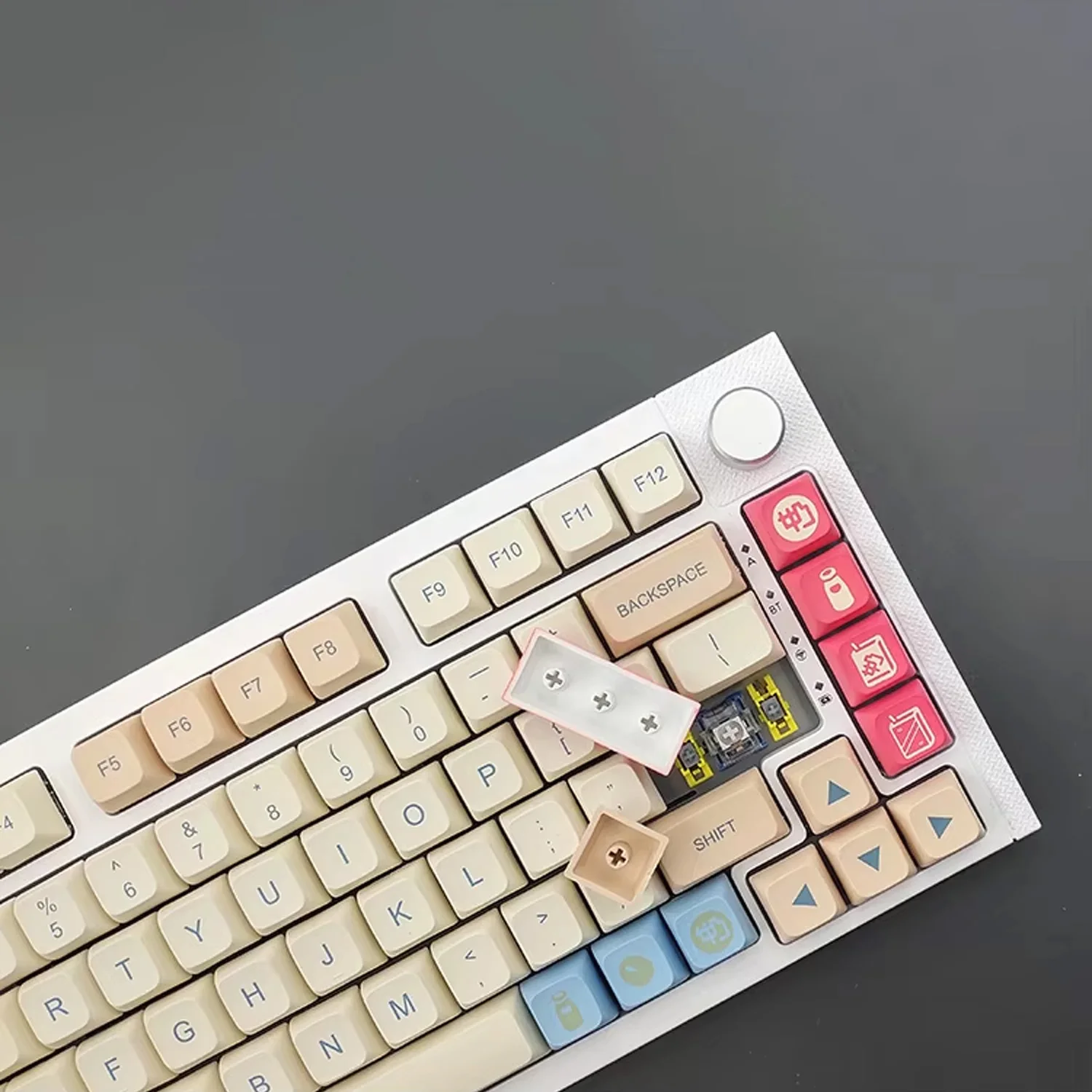 Capuchons de touches thème lait de soja jaune, 139 touches, PBT, par Sublimation, XDA, pour commutateur Cherry MX, clavier mécanique personnalisé ISO GMK