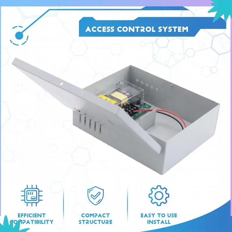 ABZW 208CK-D AC 110-240V DC 12V/5A ドアアクセス制御システムスイッチング電源 UPS 電源