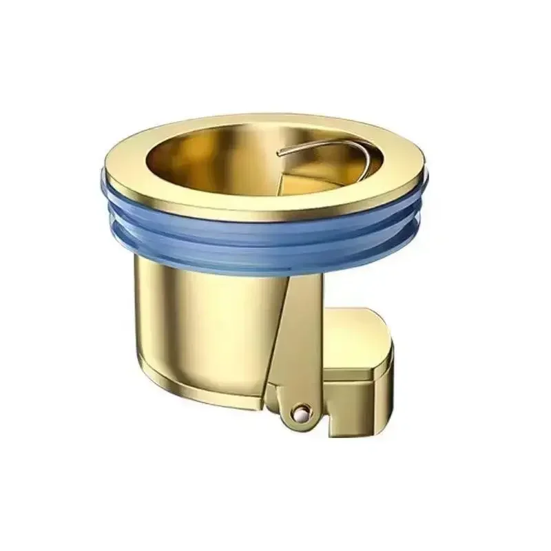 All-copper Floor Drain Core Floor Shower Drain Stopper Insectproof Anti-odor Deodorization Toilet Kitchen Bathroom Toilet Sewer image 5