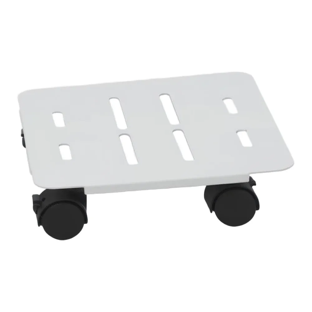 Rustproof Rolling Plant Stand with Carbon Steel Construction and Plastic Components for Long Term Use 25.5x24.5x7cm