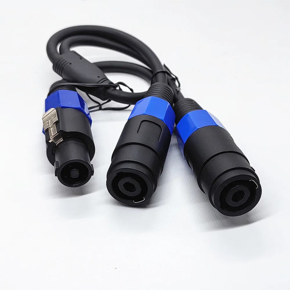 

Speakon Splitter Cable,1 Male to 2 Female XLR Y Splitter Speakon Splitter Cable Speakon 1-Male to 2-Female（1Pack）