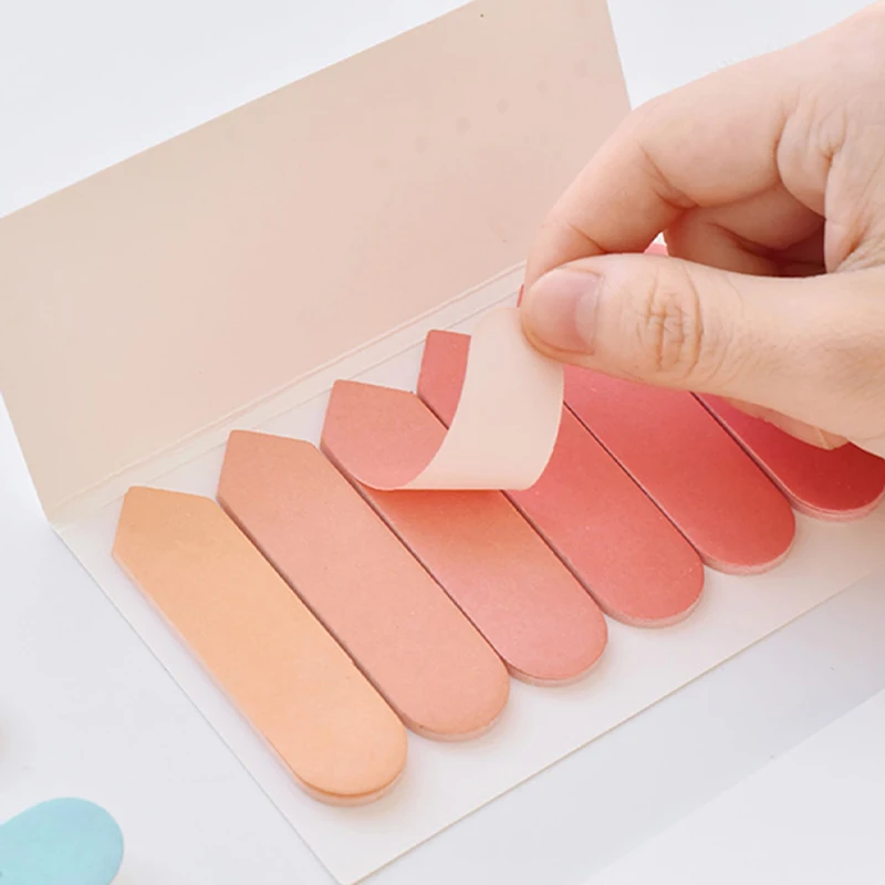 120 fogli/confezione Segnapagina Etichette adesive per pagine adesive, Schede adesive riutilizzabili per indice file, Adesivi Morandi