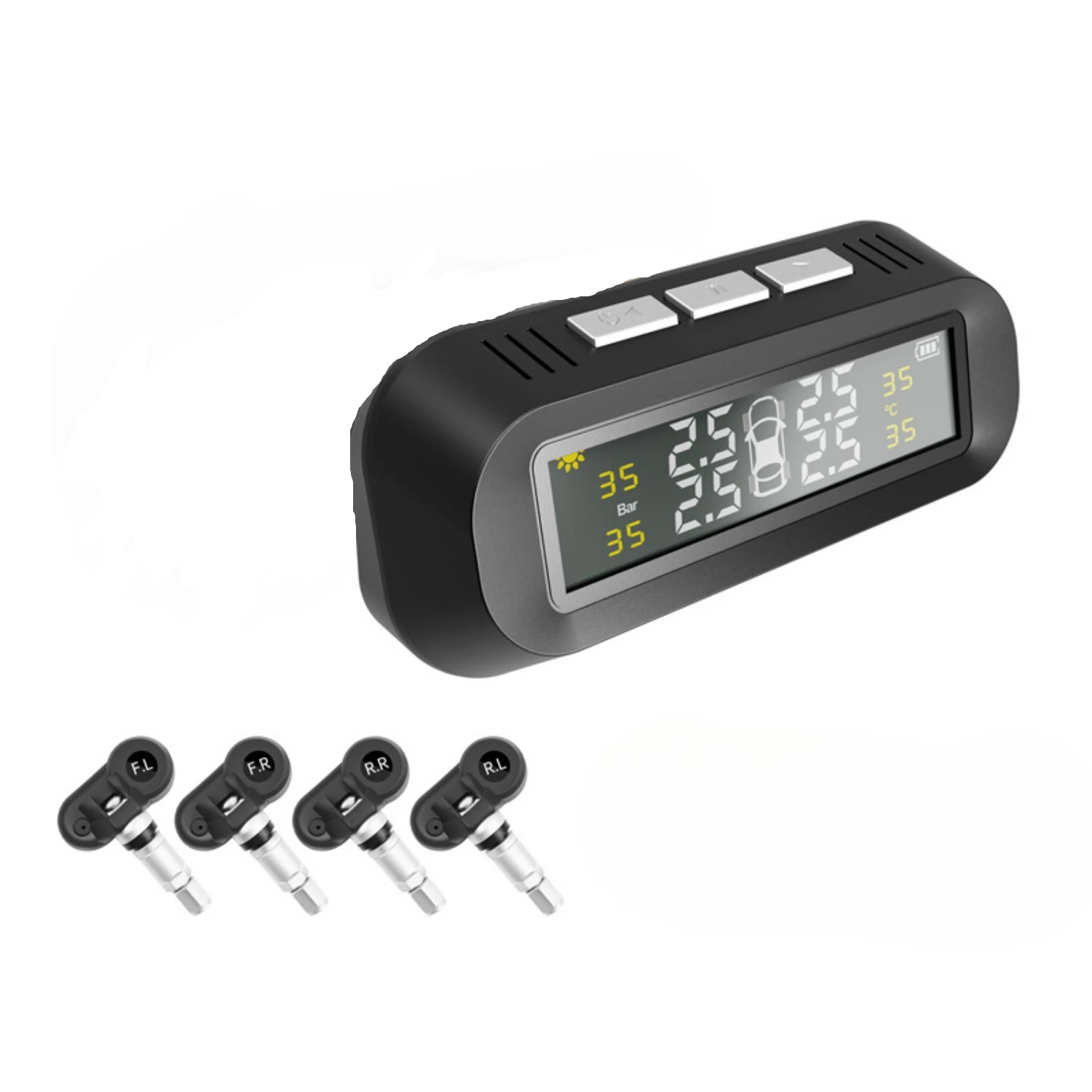 

Tire Pressure Monitoring TPMS System Hidden Glass Tire Monitoring System ABS Material High Precision