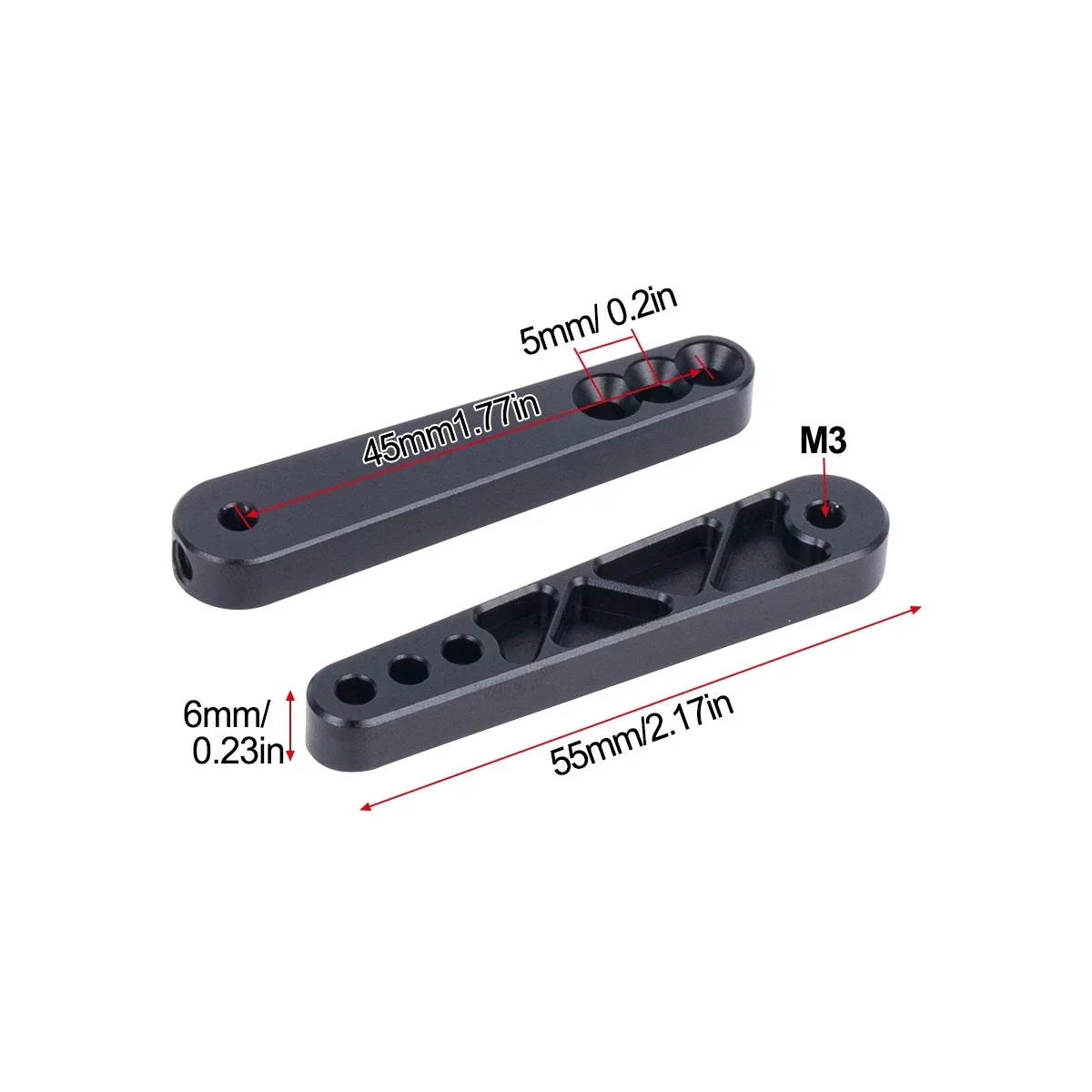 Kit de bielle anti-inclinaison pour Ghost Wraith RR10 – Arrière en métal, mise à niveau DIY, compatible avec les barres antiroulis UCFAB et avant