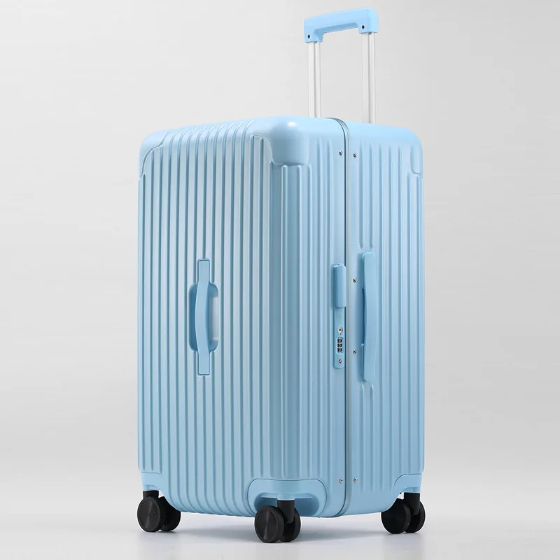 

Large capacity thickened aluminum frame trolley case suitcase men suitcase 26 inch female student